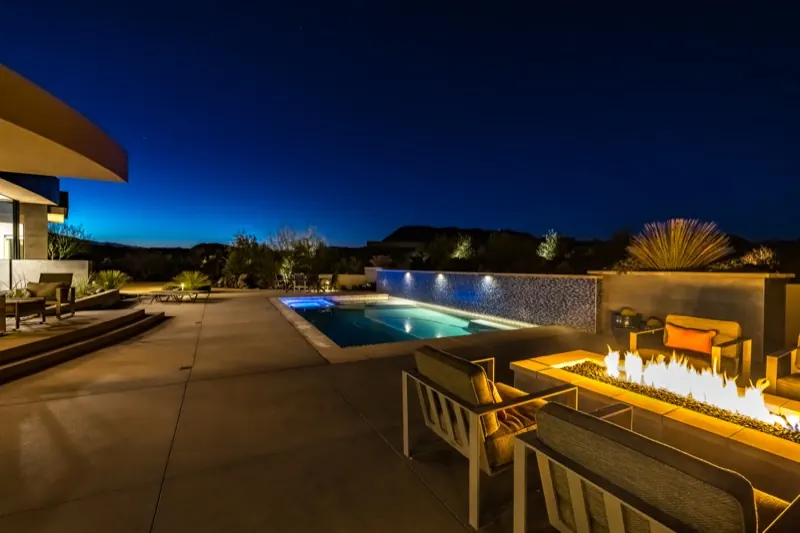 Twilight photograph of a southern Utah property number 2