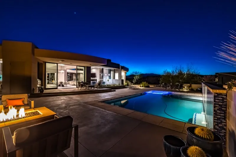 Twilight photograph of a southern Utah property number 3