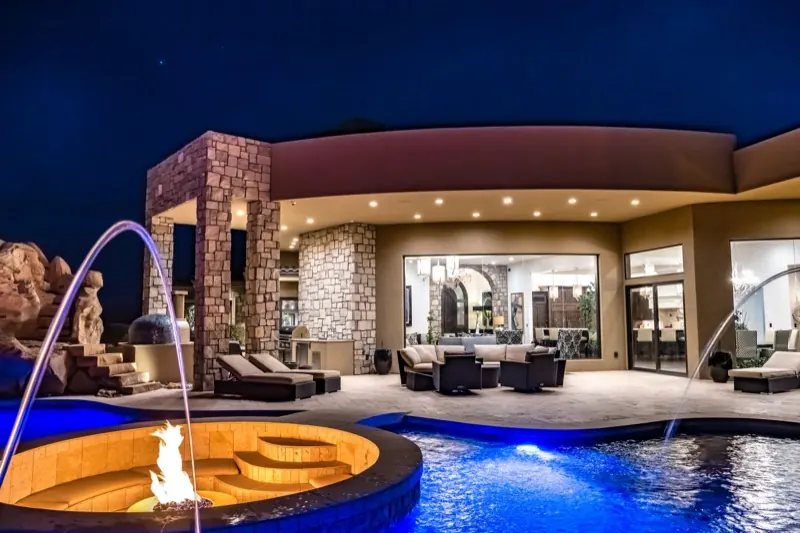 Twilight photograph of a southern Utah property number 5